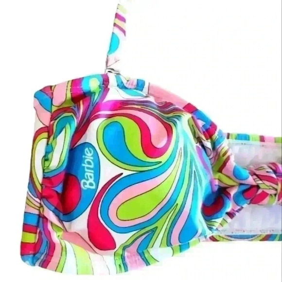 Fashion Nova Barbie Size Medium Nwots Bandeau Multicolored Cheeky Bikini Set. - Picture 8 of 9
